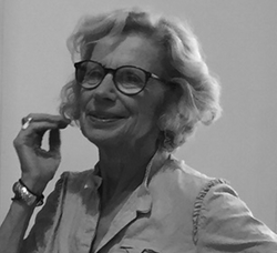 Black and white photo of Barbara MacAdam