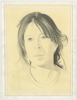 Drawing of Cecily Brown by Phong Bui.