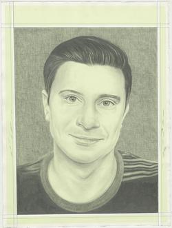 Portrait drawing of Will Fenstermaker by Phong H. Bui