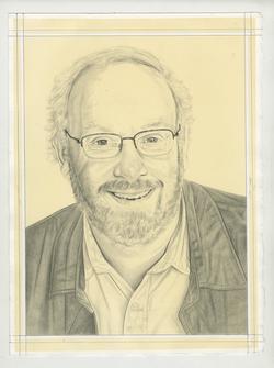 Jonathan Fineberg, portrait drawing