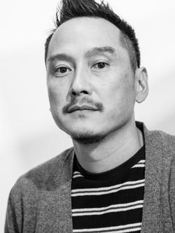 Black and white photo of Glenn Kaino