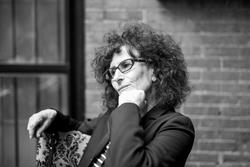 Black and white photo of Lynne Tillman