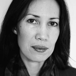 Black and white photo of Pamela Nguyen Corey