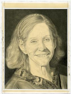 Barbara Rose, portrait drawing