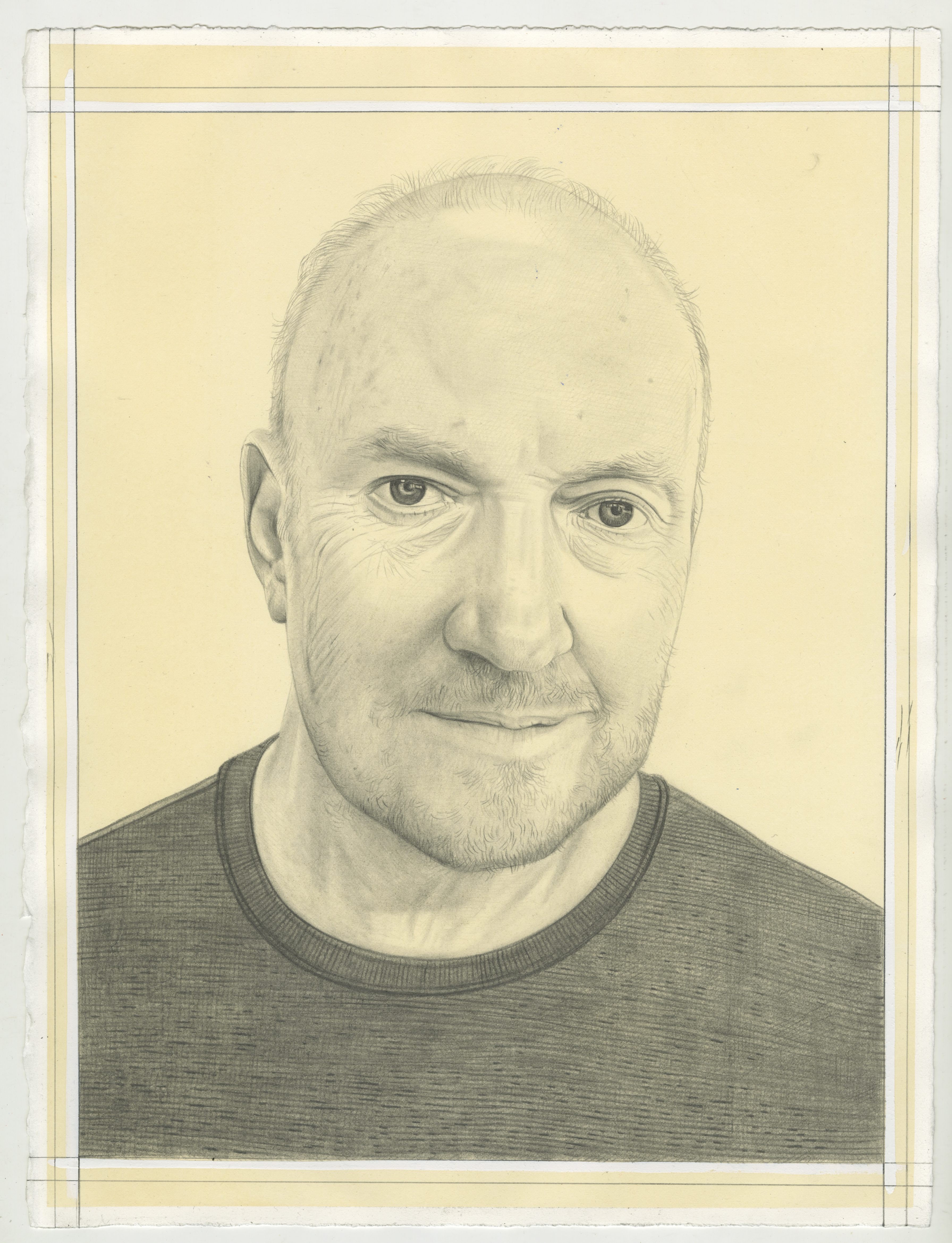 Sean Scully portrait drawing