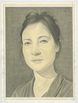 Shahzia Sikander, portrait drawing